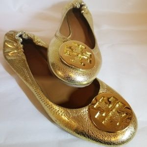 Tory Burch Reeva Metallic Flats
